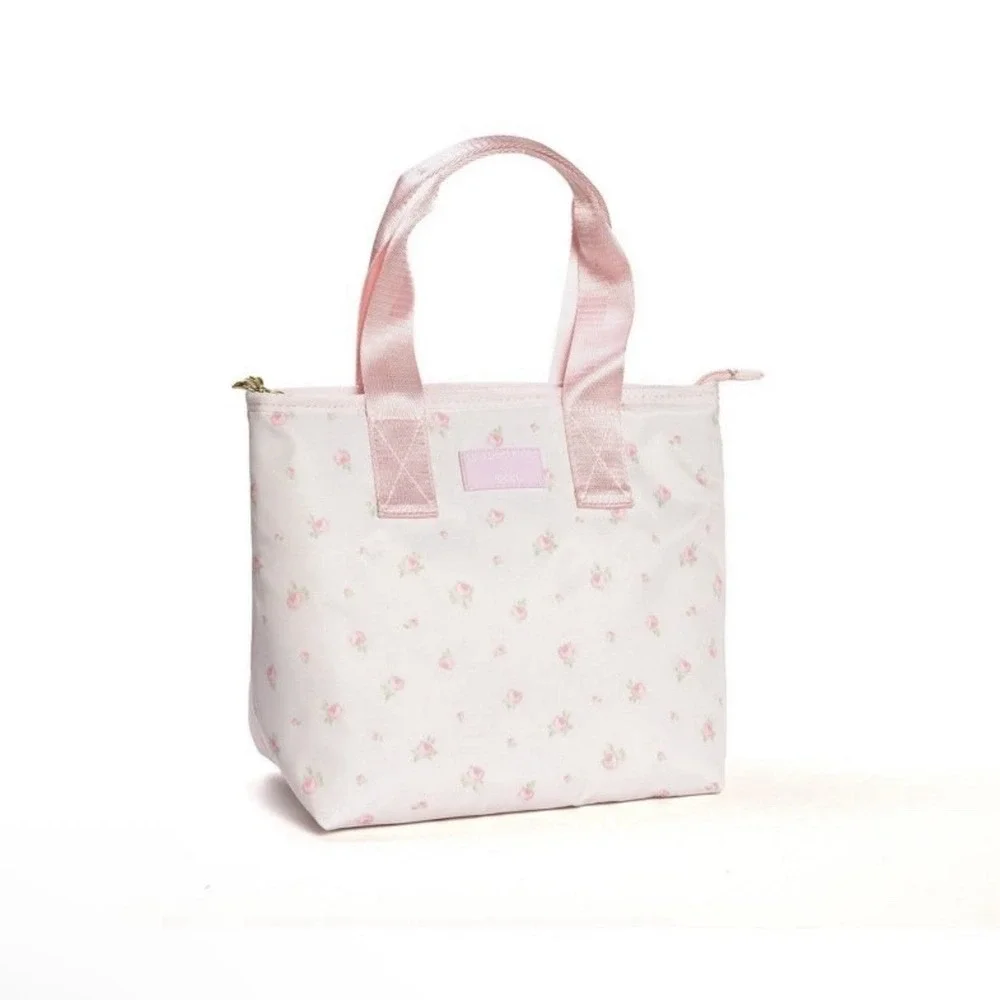 LoveShackFancy x Target Lunch Bag Pink Blooming Heirloom Ditsy Floral Ballet NEW